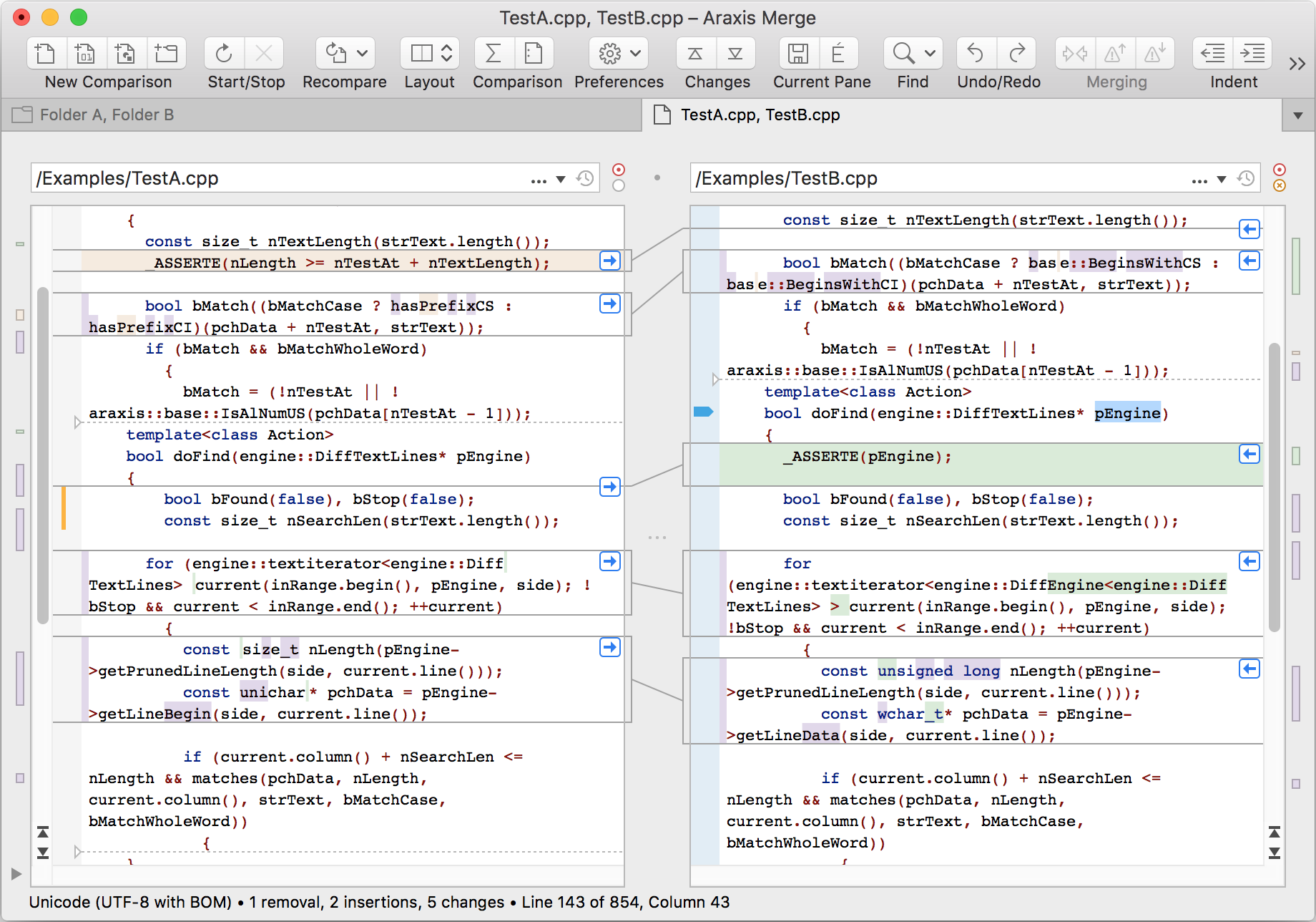 Overview of file comparison and merging